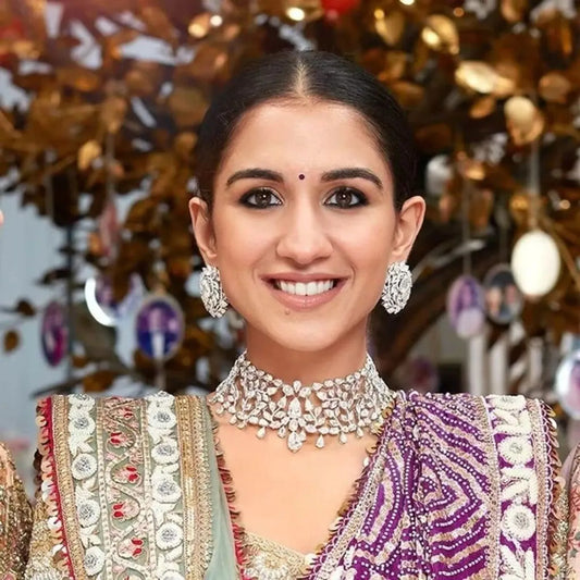 Trendy Premium Handcrafted AD Necklace Set - Celebrity Style